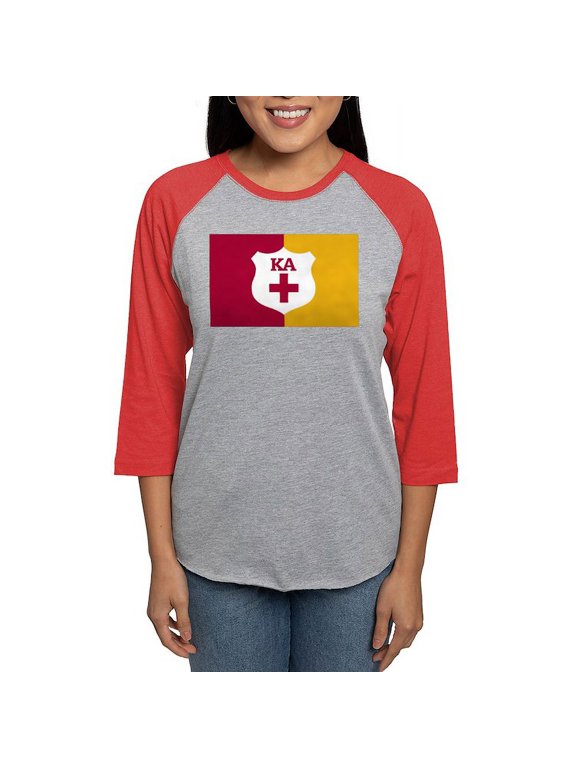 - Kappa Alpha Order Supplemental Flag Long Sleeve T Shirt - Womens Baseball Tee