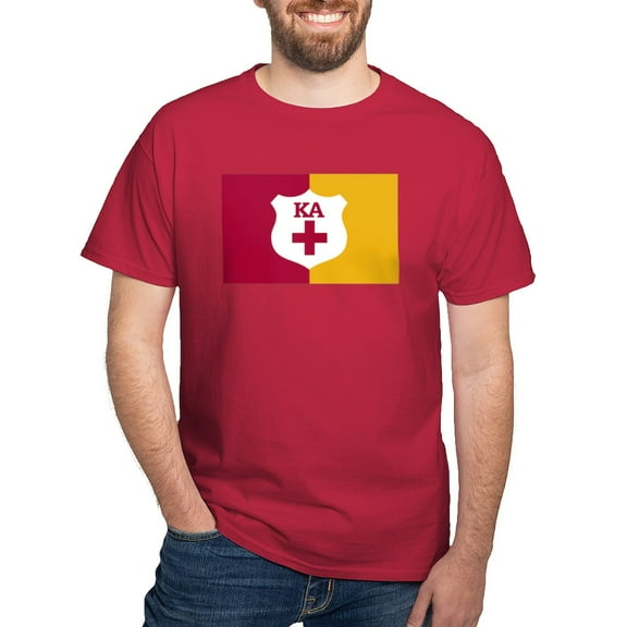CafePress - Kappa Alpha Order Supplemental Flag T Shirt - Men's Classic Graphic Cotton T-Shirt