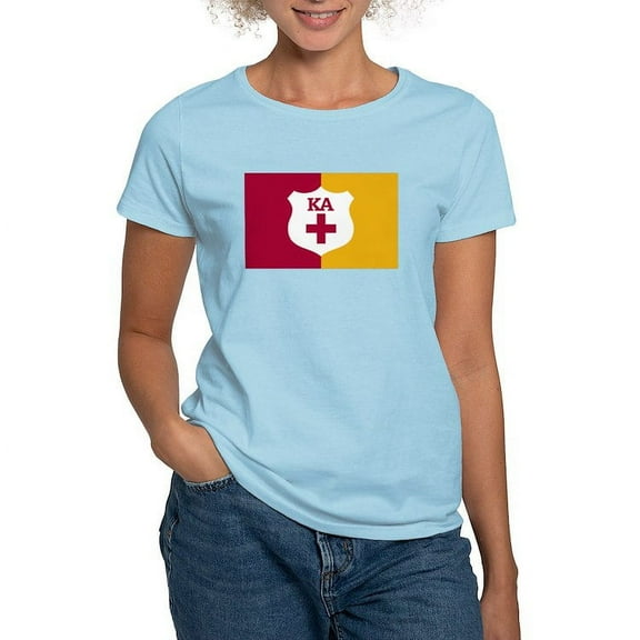 CafePress - Kappa Alpha Order Supplemental Flag T Shirt - Women's Classic T-Shirt