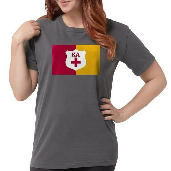 CafePress - Kappa Alpha Order Supplemental Flag T Shirt - Womens Comfort Colors® Shirt