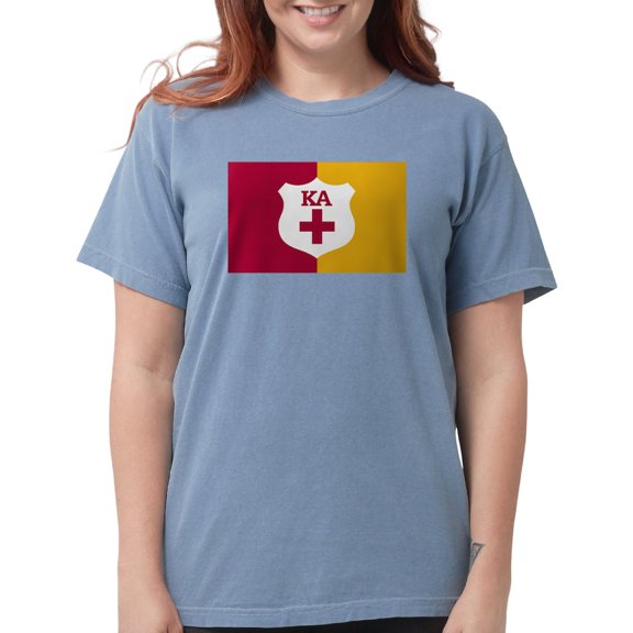 CafePress - Kappa Alpha Order Supplemental Flag T Shirt - Womens Comfort Colors® Shirt