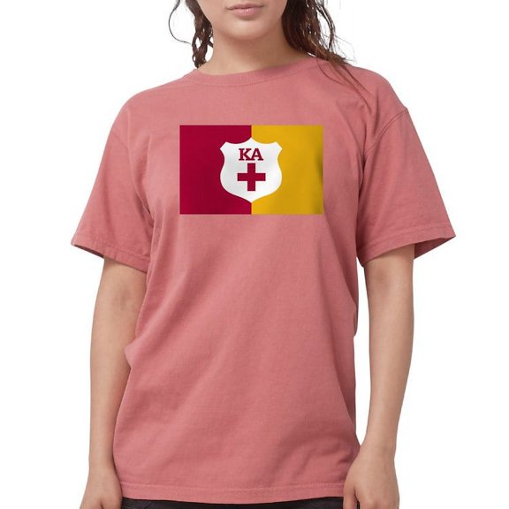CafePress - Kappa Alpha Order Supplemental Flag T Shirt - Womens Comfort Colors® Shirt