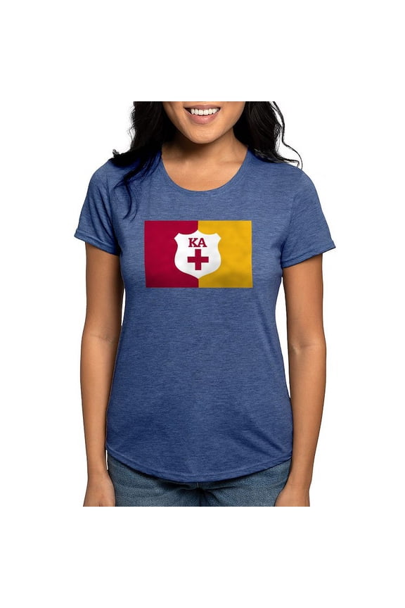 - Kappa Alpha Order Supplemental Flag T Shirt - Womens Tri-blend T-Shirt