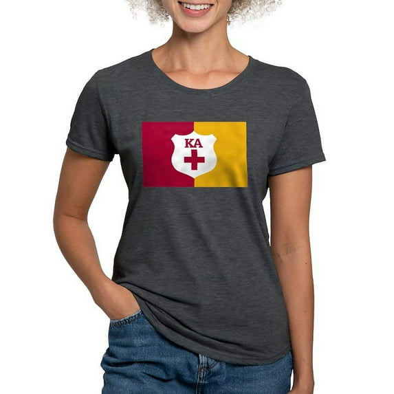 CafePress - Kappa Alpha Order Supplemental Flag T Shirt - Womens Tri-blend T-Shirt