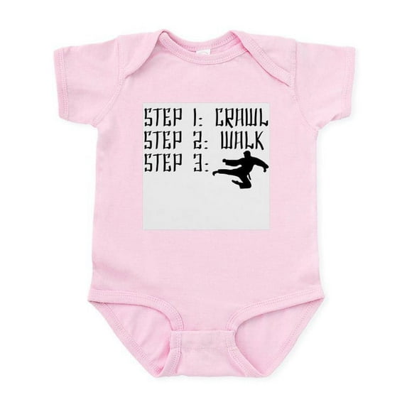 CafePress - Karate Baby Infant Bodysuit - Baby Light Bodysuit, Size Newborn - 24 Months
