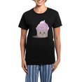 thumbnail image 1 of CafePress - Kawaii Cupcake Women's Dark Pajamas - Women's Short Sleeve Print T-Shirt and Pants Dark Cotton Pajama Set, 1 of 7