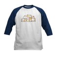 thumbnail image 1 of CafePress - Kawaii Hamster Pile Baseball Jersey - Kids Cotton Baseball Jersey, 3/4 Sleeve Shirt, 1 of 4