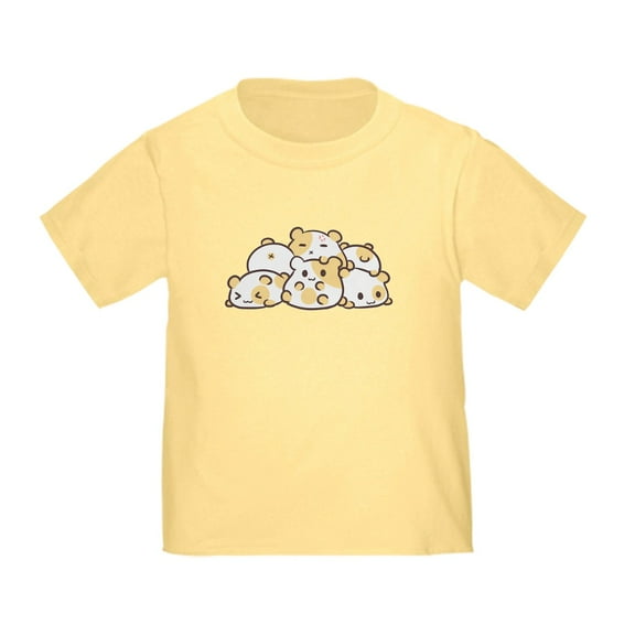 CafePress - Kawaii Hamster Pile T Shirt - Cute Toddler T-Shirt, 100% Cotton