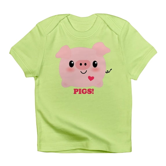 CafePress - Kawaii I Love Pigs Infant T Shirt - Infant T-Shirt