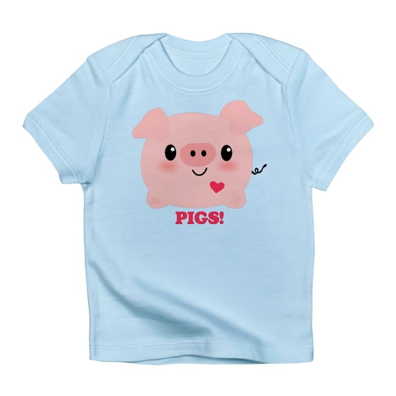 CafePress - Kawaii I Love Pigs Infant T Shirt - Infant T-Shirt