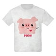 thumbnail image 1 of CafePress - Kawaii I Love Pigs Kids Light T Shirt - Light T-Shirt Kids XS-XL, 1 of 4
