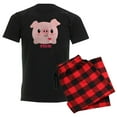 thumbnail image 1 of CafePress - Kawaii I Love Pigs Men's Dark Pajamas - Men's Dark Loose Fit Cotton Pajama Set, 1 of 7