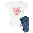 thumbnail image 1 of CafePress - Kawaii I Love Pigs - Women's Light Pajamas, 1 of 1