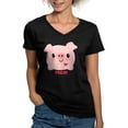 thumbnail image 1 of CafePress - Kawaii I Love Pigs Women's V Neck Dark T Shirt - Women's V-Neck Dark T-Shirt, 1 of 4