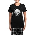 thumbnail image 1 of CafePress - Kawaii Panda Women's Dark Pajamas - Women's Short Sleeve Print T-Shirt and Pants Dark Cotton Pajama Set, 1 of 7
