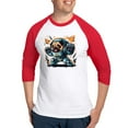thumbnail image 1 of CafePress - Kawaii Style Illustration - Cotton Baseball Jersey, 3/4 Raglan Sleeve Shirt, 1 of 4