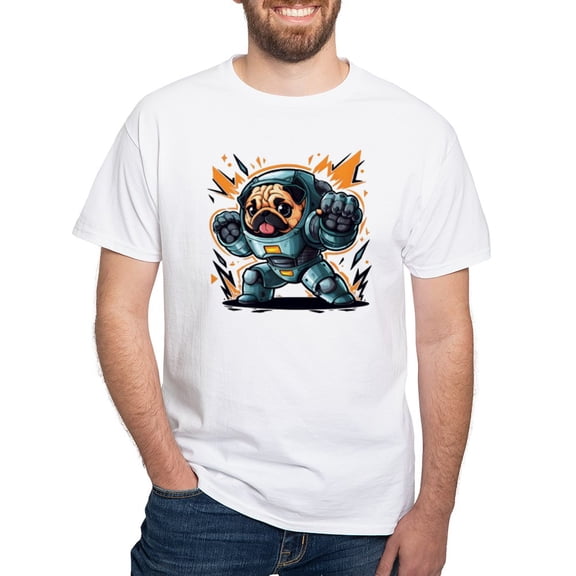 CafePress - Kawaii Style Illustration Men's Value T Shirt - Men's White Classic Cotton T-Shirts