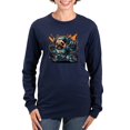 thumbnail image 1 of CafePress - Kawaii Style Illustration Women's Long Sleeve T Shirt - Women's Long Sleeve Graphic Tee Casual Fit, 1 of 4