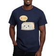 thumbnail image 1 of CafePress - Kawaii Tofu Asking Peo Men's Fitted T Shirt (Dark) - Men's Fitted T-Shirt, 1 of 4