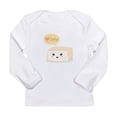 thumbnail image 1 of CafePress - Kawaii Tofu Asking People To Love Tofu Long Sleeve - Long Sleeve Infant T-Shirt, 1 of 2