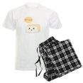 thumbnail image 1 of CafePress - Kawaii Tofu Asking People To Love Tofu Men's Light - Men's Light Loose Fit Cotton Pajama Set, 1 of 7