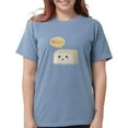 thumbnail image 1 of CafePress - Kawaii Tofu Asking People To Love Tofu T Shirt - Womens Comfort Colors® Shirt, 1 of 4