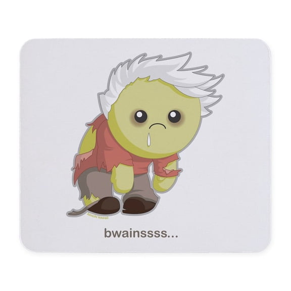 CafePress - Kawaii Zombie Mousepad - Non-slip Rubber Mousepad, Gaming Mouse Pad
