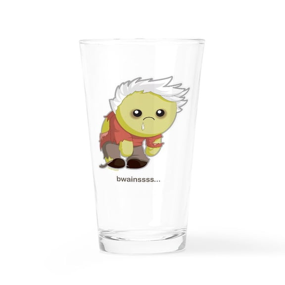 CafePress - Kawaii Zombie - Pint Glass, Drinking Glass, 16 oz. CafePress