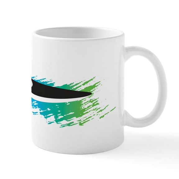 CafePress - Kayak Simple Mug - 11 oz Ceramic Mug - Novelty Coffee Tea Cup