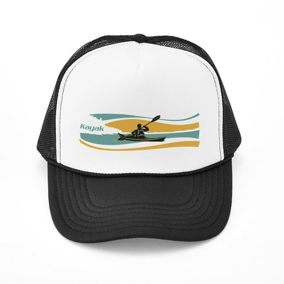 CafePress - Kayak Sky - Adjustable Unisex Printed Trucker Hat with Mesh Back