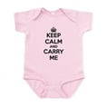 thumbnail image 1 of CafePress - Keep Calm And Carry Me Body Suit - Baby Light Bodysuit, Size Newborn - 24 Months, 1 of 4