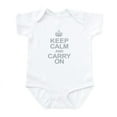 thumbnail image 1 of CafePress - Keep Calm And Carry On Infant Bodysuit - Baby Light Bodysuit, Size Newborn - 24 Months, 1 of 4
