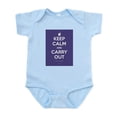 thumbnail image 1 of CafePress - Keep Calm And Carry Out Body Suit - Baby Light Bodysuit, Size Newborn - 24 Months, 1 of 4