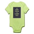 thumbnail image 1 of CafePress - Keep Calm And Carry Out Body Suit - Baby Light Bodysuit, 1 of 1