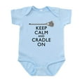 thumbnail image 1 of CafePress - Keep Calm And Cradle On Body Suit - Baby Light Bodysuit, Size Newborn - 24 Months, 1 of 4