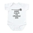 thumbnail image 1 of CafePress - Keep Calm And Cradle On Body Suit - Baby Light Bodysuit, Size Newborn - 24 Months, 1 of 4