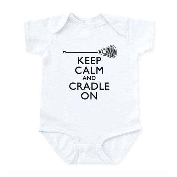 CafePress - Keep Calm And Cradle On Body Suit - Baby Light Bodysuit, Size Newborn - 24 Months