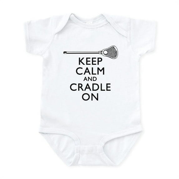CafePress - Keep Calm And Cradle On Body Suit - Baby Light Bodysuit, Size Newborn - 24 Months
