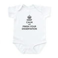 thumbnail image 1 of CafePress - Keep Calm And Finish Your Dissertation Body Suit - Baby Light Bodysuit, Size Newborn - 24 Months, 1 of 4
