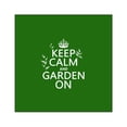 thumbnail image 1 of CafePress - Keep Calm And Garden On Sticker - Square Sticker 3" x 3", 1 of 1