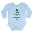 thumbnail image 1 of CafePress - Keep Calm And Ginger O Long Sleeve Infant Bodysuit - Long Sleeve Cotton Baby Bodysuit, 1 of 4