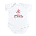 thumbnail image 1 of CafePress - Keep Calm And HUG Your Great Uncle Body Suit - Baby Light Bodysuit, Size Newborn - 24 Months, 1 of 4