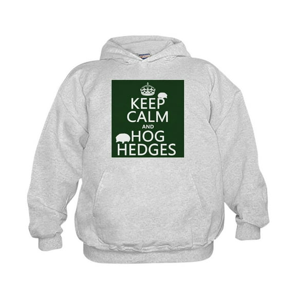 CafePress - Keep Calm And Hog Hedges (Hedgehogs) Hoody - Kids Hooded Sweatshirt, Classic Hoodie