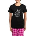 thumbnail image 1 of CafePress - Keep Calm And Love Goats Pajamas - Women's Short Sleeve Print T-Shirt and Pants Dark Cotton Pajama Set, 1 of 7