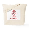 thumbnail image 1 of CafePress - Keep Calm And Love Iguanas Tote Bag - Unisex Canvas Tote Bag, Beige, 1-Piece, 1 of 7