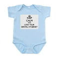 thumbnail image 1 of CafePress - Keep Calm And Love Your Dental Hygienist Body Suit - Baby Light Bodysuit, Size Newborn - 24 Months, 1 of 4