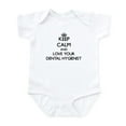 thumbnail image 1 of CafePress - Keep Calm And Love Your Dental Hygienist Body Suit - Baby Light Bodysuit, Size Newborn - 24 Months, 1 of 4