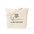thumbnail image 1 of CafePress - Keep Calm And... Ok, Not That Calm! Tote Bag - Unisex Canvas Tote Bag, Beige, 1-Piece, 1 of 7