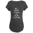 thumbnail image 1 of CafePress - Keep Calm And Play Guitar Maternity Dark T Shirt - Maternity Dark T-Shirt, 1 of 3