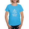 thumbnail image 1 of CafePress - Keep Calm And Proof Read (Clam) T Shirt - Women's Traditional Fit Dark T-Shirt, 1 of 4